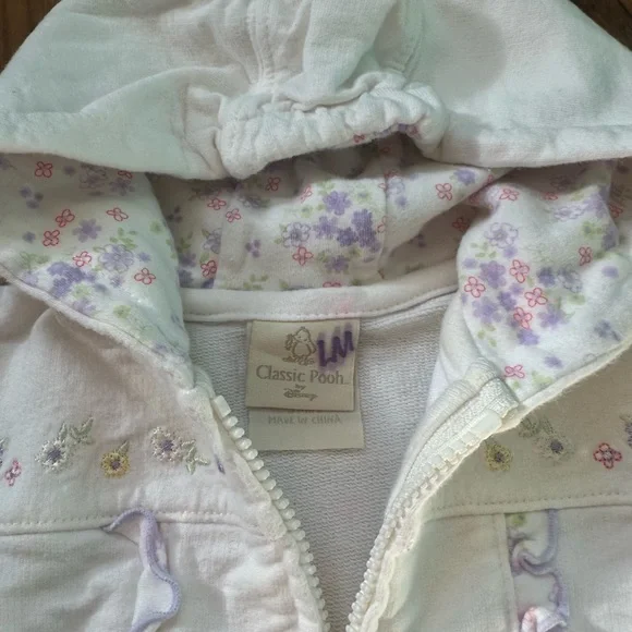Disney White and Lavender Raincoat for Kids - Picture 4 of 4